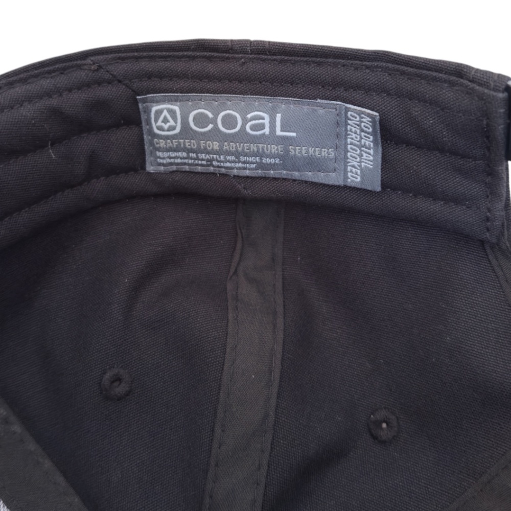 Coal Headwear Uniform Hat – Black & Brown Snapback Classic Structured Style - Picture 6 of 6